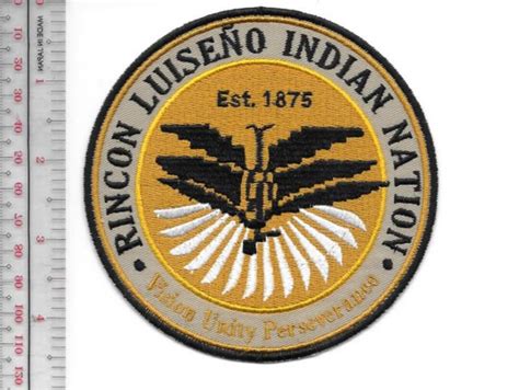 Indian Tribal Seal California Rincon Band Of Luiseño Indian Nation Ca