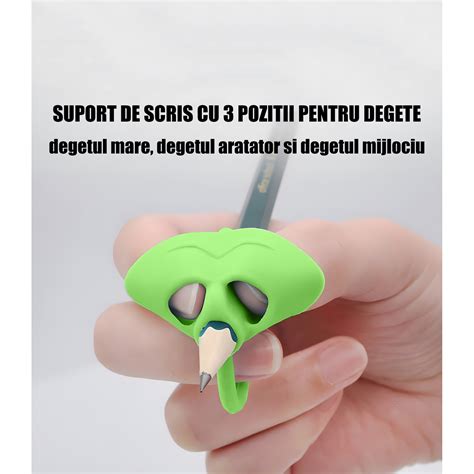 Set Manere Pentru Corectare Scris Prescolari Silicon Verde Emag Ro