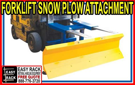 forklift snow plow attachment  sale material handling