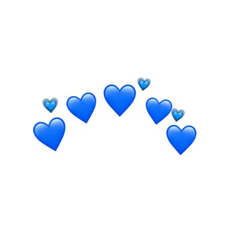 0 Result Images Of Blue Heart Crown Transparent Png Png Image Collection