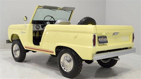 Daily Slideshow 1966 Ford Bronco U13 Is One Rare Roadster Ford Trucks