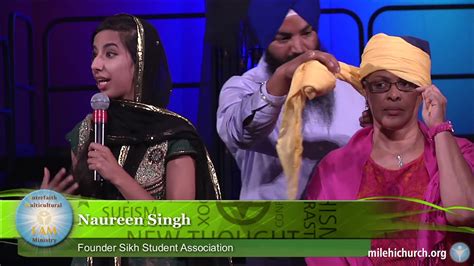 Naureen Singh Turban Tying Presentation Mile Hi Church 9416 Youtube