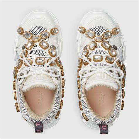 Gucci Flashtrek Sneaker W Removable Crystals For Pre Order