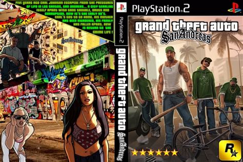 Gta San Andreas Playstation 2 Box Art Cover By Henry666