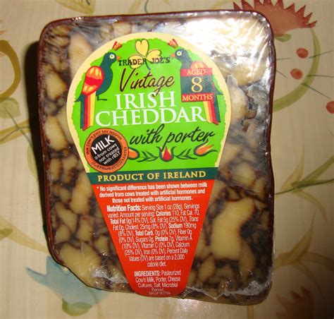 Anja Eats Cheese Cahills Vintage Irish Cheddar With Porter