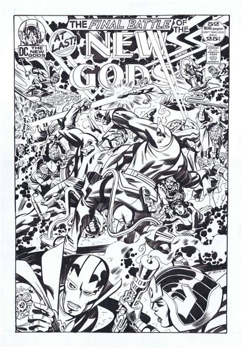 An Image Of The New Gods Comic Book Cover Art By Steve Vandervele
