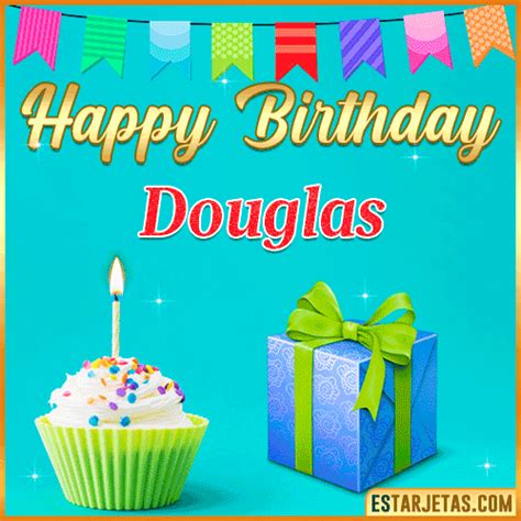 Feliz Cumpleaños Douglas Imágenes  Tarjetas Y Mensajes