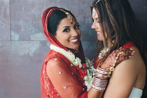 amudu first indian lesbian wedding shannon and seema have taken place in america