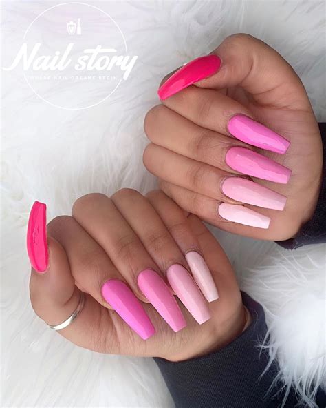 Trying to match that perfect hue or shade of pink? 50 shades of PINK 💓💘💞💕 ___________ 💅🏼Gradient pink color ...