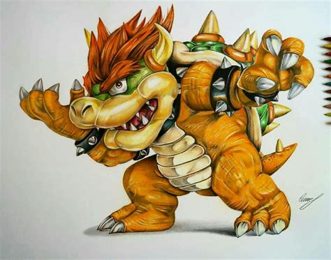 Super Mario Bowser Drawing Images And Photos Finder
