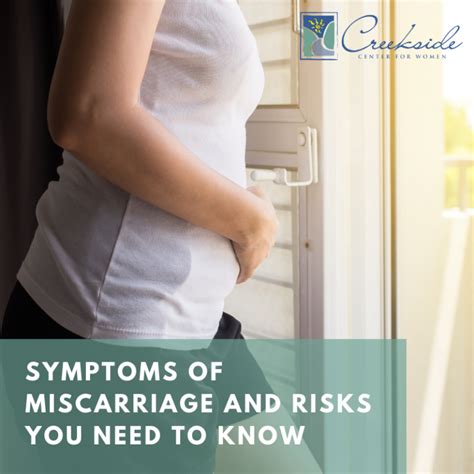 Symptoms Of Miscarriage And Risks You Need To Know Creekside Center