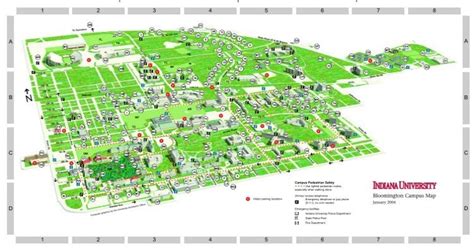 Indiana University Bloomington Campus Map