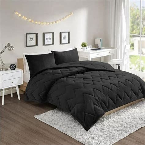 Intelligent Design Kai Comforter Set King Black Rooms Spaces Canada