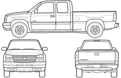 Must buy 2 † available to autozone rewards members. 2006 Chevrolet Silverado GMT800 Pickup Truck blueprints ...