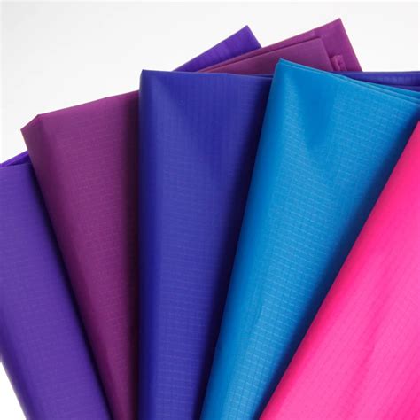 Purple 5yards Pu Coated Ripstop Nylon Fabric Outdoor Tent Fabric 40 D
