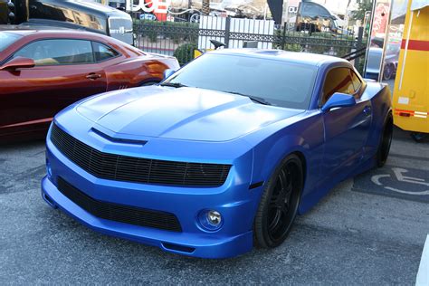 Most Reliable Cars Matte Blue Chevy Camaro Widebody