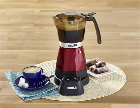 Imusa 6 Cup Electric Espresso Maker Red Original Brand New Ebay
