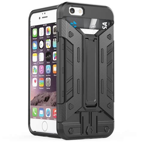 Whether you are on the go and need an iphone 6s car charger or are looking to update your broken charging unit at the office, cellular outfitter has for more cell phone accessories, come and shop our complete collection of iphone 7 covers, cases, chargers, and more through our online collection now. Slim Armour Case & Card Holder - Apple iPhone 6s (Black)