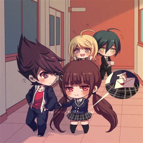 Saihara Shuuichi Akamatsu Kaede Harukawa Maki And Momota Kaito