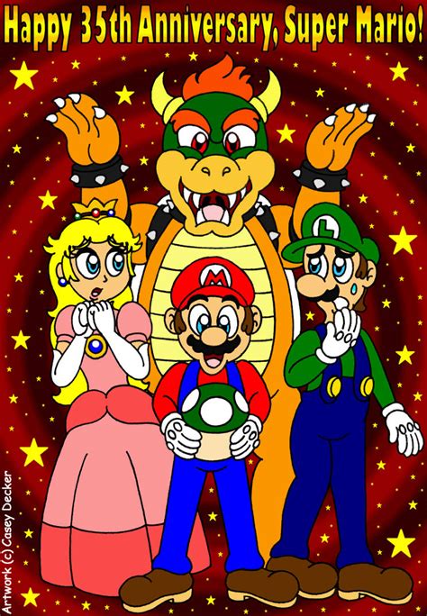 Super Mario Bros 35th Anniversary Tribute By Coolcsd1986 On Deviantart