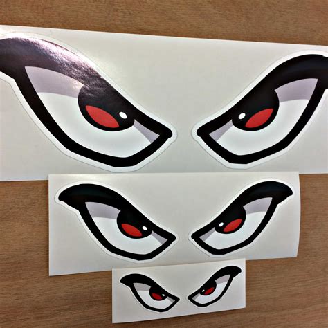 Evil Eyes Sticker Decal Heads