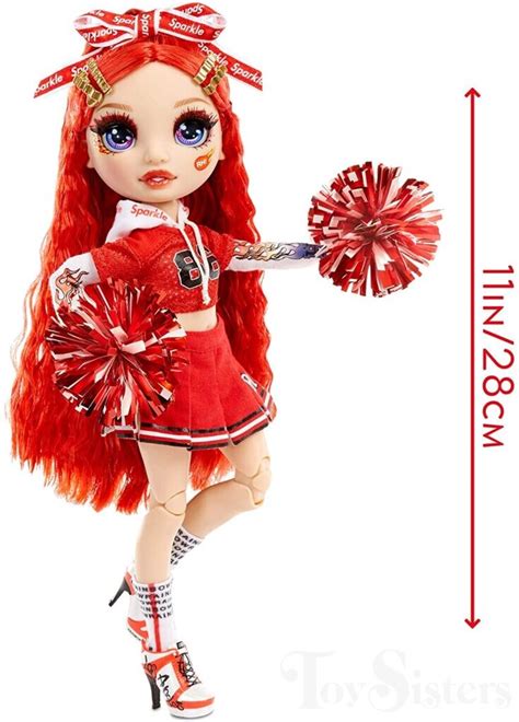 Rainbow High Ruby Anderson Cheer Doll Toy Sisters
