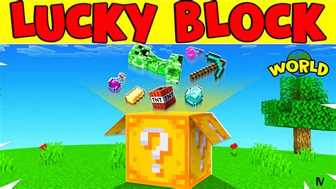Lucky Block World By Pickaxe Studios Minecraft Marketplace Map