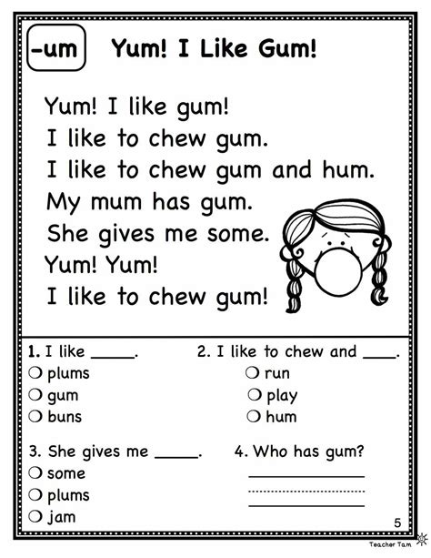 2nd Grade Reading Comprehension Worksheets Multiple Choice With Answers