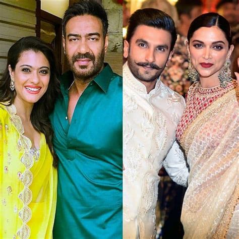 From Ajay Devgn Kajol To Ranveer Singh Deepika Padukone These X