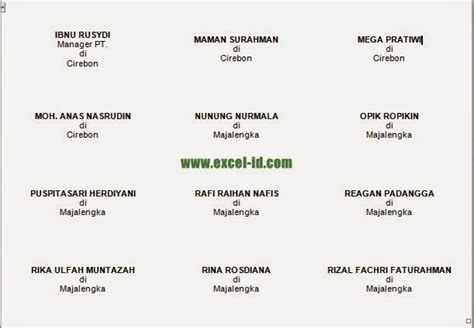 Cara membuat label 103 untuk undangan pernikahan atau hajat khitanan menggunakan merk koala sudah saya posting di anakciremai.com, untuk lebih jelas silahkan baca nah untuk mendownloadnya anda bisa downloadnya pada link berikut: Penulisan Nama Undangan Pernikahan | Kata Kata Mutiara