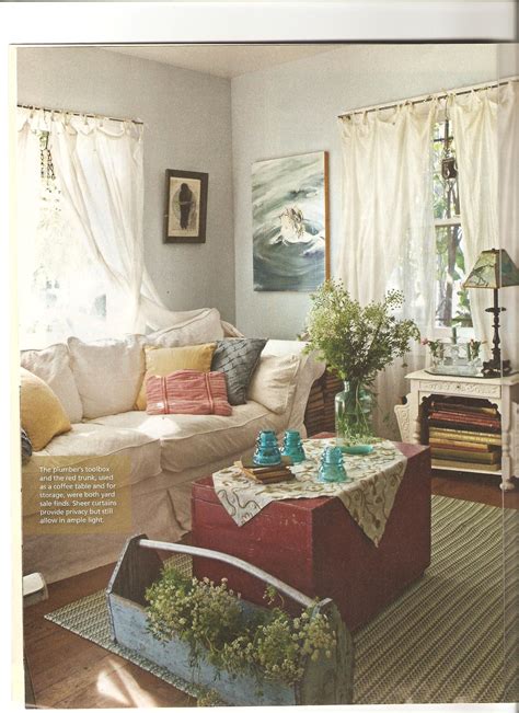 Artist Lynn Hansons Little Cottage ~ House Crazy ~ Cottage Style Living Room Living Room