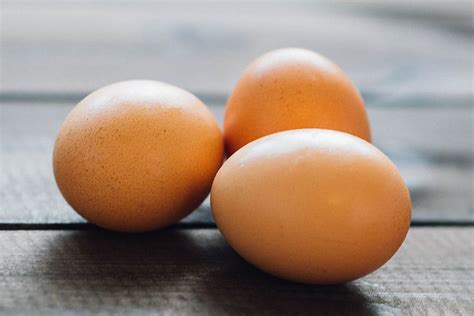 Three White Eggs Eggs Food Breakfast Food And Drink Healthy Eating
