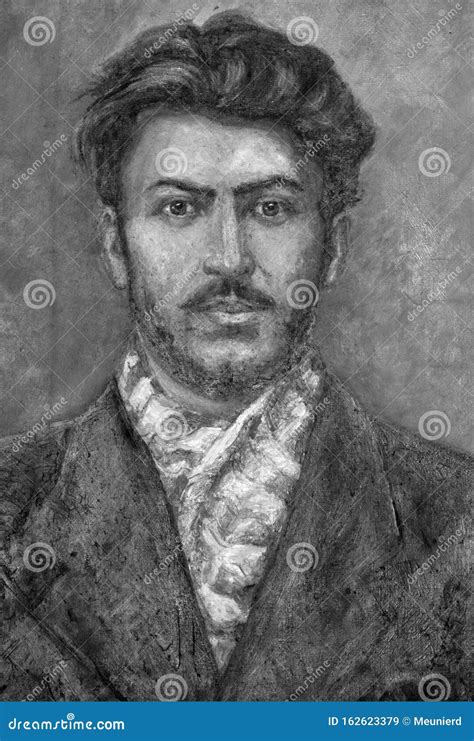 Portraits Of The Former Dictator Joseph Stalin Editorial Stock Image