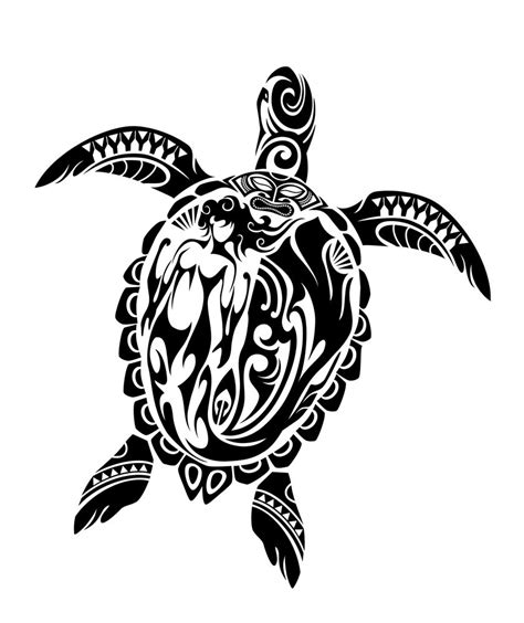 Hawaiian Turtle Tattoos Tribal Turtle Tattoos Turtle Tattoo Designs