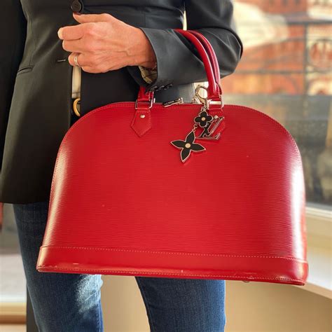 Black Louis Vuitton Bag Red Inside