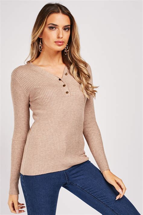 Long Sleeve Ribbed Top Just 7