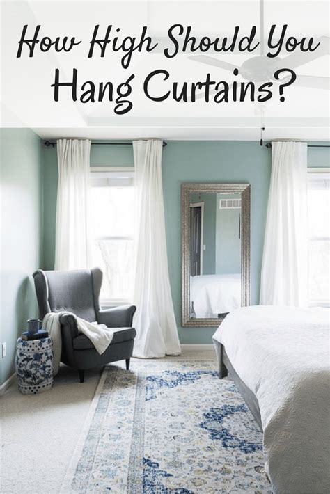 How High To Hang Curtains Happymeetshome