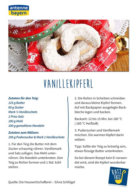 Schneemannsuppe rezept zum ausdrucken : Das weltbeste Vanillekipferl-Rezept zum Ausdrucken ...