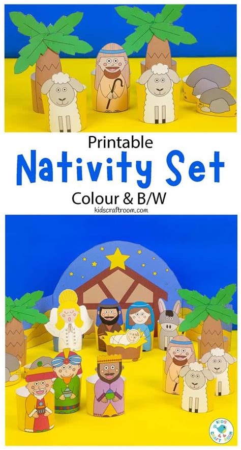Printable Nativity Set Kids Craft Room