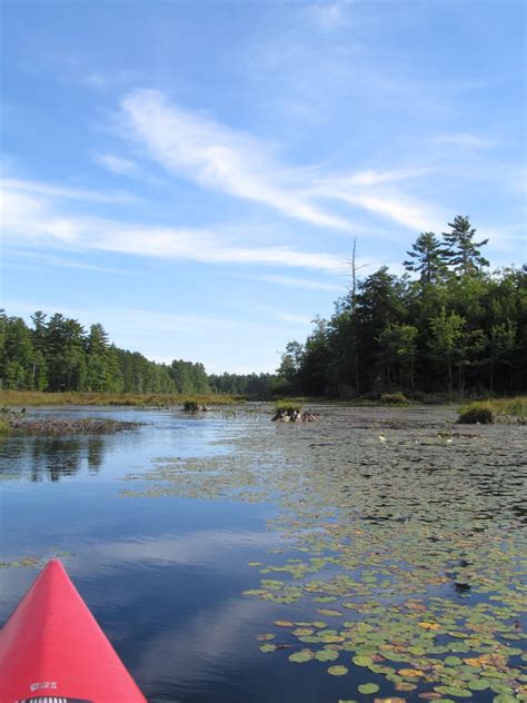 Recreational Kayaking In Maine Roberts Pond Lyman