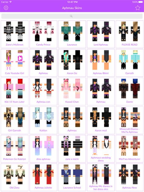 Aphmau Skins Skins For Minecraft Pe And Pc Edition Apps 148apps