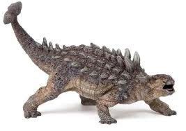 Extinct dinosaur of ancient jurassic period. This is a picture of the Ankylosaurus, a dinosaur with ...