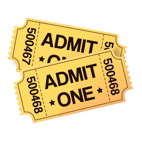 Cinema Ticket Film Clip Art Tickets Png Download 10001000 Free