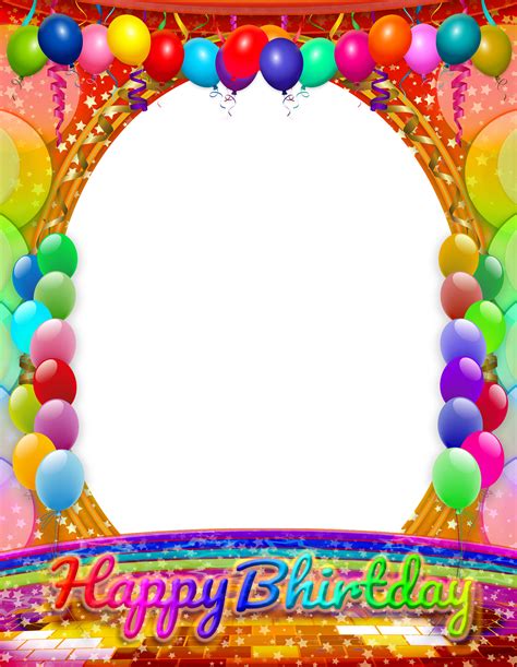 Multicolored balloons and gifts frame, birthday cake frames happy birthday to you, birthday, holidays, wedding png. Happy Birthday Transparent PNG Frame | Gallery ...