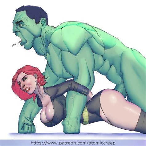 Hulk And Black Widow By Atomiccreep Hentai Foundry