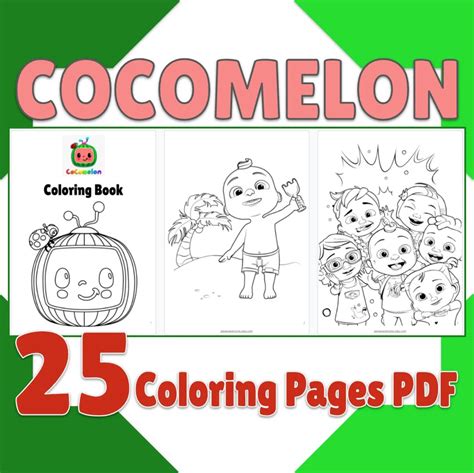 Cocomelon Coloring Page Pin On Educacion Tonicha Underwood Kulturaupice