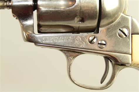 Antique Colt Saa Single Action Army Peacemaker Hog Leg Revolver 006