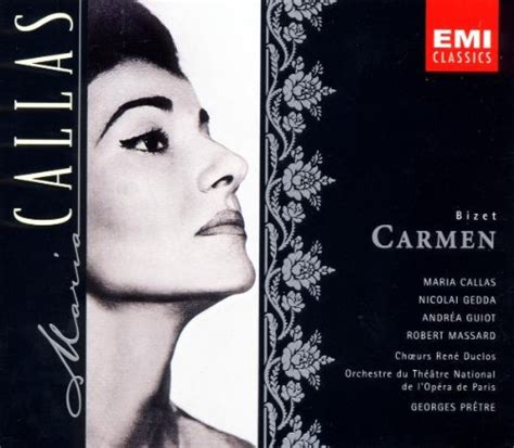 Bizet Carmen Gesamtaufnahme Aufnahme Paris 1964 Maria Callas
