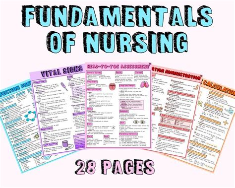 Nursing Fundamentals Study Guide Nursing Notes Etsy Fundamentals Of