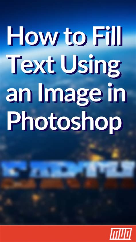 How To Fill Text Using An Image In Photoshop Tip Adobe Photoshop